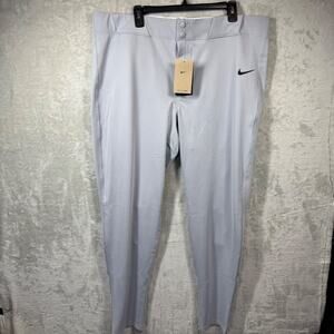 Nike NEW Baseball Softball Pants Mens Size XXL Gray Vapor Premier Dri-Fit ADV